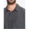 Quiksilver Men’s Centinela 4 Button Up Comfort Fit Pocket Shirt(Black Centinella)