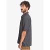 Quiksilver Men’s Centinela 4 Button Up Comfort Fit Pocket Shirt(Black Centinella)