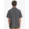 Quiksilver Men’s Centinela 4 Button Up Comfort Fit Pocket Shirt(Black Centinella)