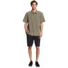 Quiksilver Men’s Centinela 4 Button Up Comfort Fit Pocket Shirt(Deep Lichen Green Centinella)
