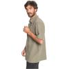 Quiksilver Men’s Centinela 4 Button Up Comfort Fit Pocket Shirt(Deep Lichen Green Centinella)