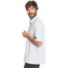 Quiksilver Men’s Centinela 4 Button Up Comfort Fit Pocket Shirt(Dusty Blue Centinella)