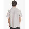 Quiksilver Men’s Centinela 4 Button Up Comfort Fit Pocket Shirt(Flint Gray Centinella)