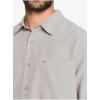 Quiksilver Men’s Centinela 4 Button Up Comfort Fit Pocket Shirt(Flint Gray Centinella)