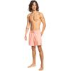 Quiksilver Mens Everyday Volley 17 Volley Swim Trunk Bathing Suit(Peach Pink)