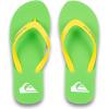 Quiksilver Men’s Flip Flop Sandal(Green Yellow)