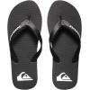Quiksilver Men’s Haleiwa Flip-Flops(Black/Black/White)