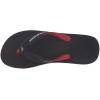 Quiksilver Men’s Haleiwa Flip-Flops(Black/Red/Green)