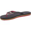 Quiksilver Men’s Haleiwa Flip-Flops(Black/Red/Green)