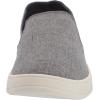 Quiksilver Men’s Harbor Wharf Slip-on Lowtop Casual Shoe Sneaker(Grey/Grey/White Harbor Wharf Slip-on)