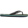 Quiksilver Men’s Molokai Flip Flop Athletic Sandal(Black Green Blue)