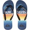 Quiksilver Men’s Molokai Flip Flop Athletic Sandal(Blue Black Blue Blue Xkbb)