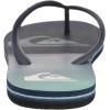 Quiksilver Men’s Molokai Flip Flop Athletic Sandal(Blue/Blue/Green 233)