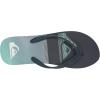 Quiksilver Men’s Molokai Flip Flop Athletic Sandal(Blue/Blue/Green 233)