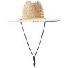 Quiksilver Men’s Outsider Straw Lifegaurd Hat(Classic Blue)