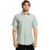Quiksilver Mens Quiksilver Men’s Shoreline Classic Button Up Woven Top(Chinois Green)