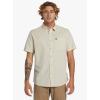 Quiksilver Mens Quiksilver Men’s Shoreline Classic Button Up Woven Top(Silver Birch Apero Organic Ss)
