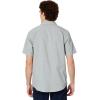 Quiksilver Mens Quiksilver Men’s Shoreline Classic Button Up Woven Top(White Marble Heather 241)