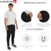 Quiksilver Men’s Regular Fit Active Performance Midweight Cargo Woven Jogger Pants (S-XL)(Black)