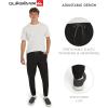 Quiksilver Men’s Regular Fit Active Performance Midweight Cargo Woven Jogger Pants (S-XL)(Black)