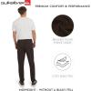 Quiksilver Men’s Regular Fit Active Performance Midweight Cargo Woven Jogger Pants (S-XL)(Chocolate)