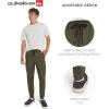 Quiksilver Men’s Regular Fit Active Performance Midweight Cargo Woven Jogger Pants (S-XL)(Olive Branch)