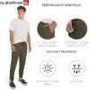 Quiksilver Men’s Regular Fit Active Performance Midweight Cargo Woven Jogger Pants (S-XL)(Olive Branch)