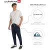 Quiksilver Mens Regular Fit Active Performance Midweight Cargo Woven Jogger Pants(Dress Blue)