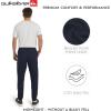 Quiksilver Mens Regular Fit Active Performance Midweight Cargo Woven Jogger Pants(Dress Blue)