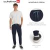 Quiksilver Mens Regular Fit Active Performance Midweight Cargo Woven Jogger Pants(Dress Blue)
