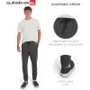 Quiksilver Mens Regular Fit Active Performance Midweight Cargo Woven Jogger Pants(Iron Gate)