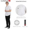 Quiksilver Men’s Regular Fit Premium Cotton Short Sleeve Button Up Waffle Woven Shirt(Burnt)