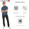 Quiksilver Men’s Regular Fit Premium Cotton Short Sleeve Button Up Waffle Woven Shirt(Estate Blue)