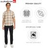 Quiksilver Men’s Regular Fit Premium Cotton Short Sleeve Button Up Waffle Woven Shirt(White)