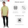 Quiksilver Men’s Regular Fit Premium Cotton Woven Short Sleeve Button Up Casual Shirt(Moss)