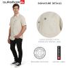 Quiksilver Men’s Regular Fit Premium Cotton Woven Short Sleeve Button Up Casual Shirt(Silver Birch)