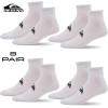Quiksilver Mens Socks 8 Pairs Ankle Socks for Men Premium Athletic Shoe Size 8-12(White.)