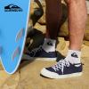 Quiksilver Mens Socks 8 Pairs Ankle Socks for Men Premium Athletic Shoe Size 8-12(White/Red wht/Blue wht/Blk wht/Orange)