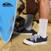 Quiksilver Mens Socks 8 Pairs Crew Socks for Men Premium Athletic Shoe Size 8-12(White.)