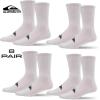 Quiksilver Mens Socks 8 Pairs Crew Socks for Men Premium Athletic Shoe Size 8-12(White.)