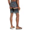 Quiksilver Men’s Standard Surfsilk Division Scallop 19 Boardshort Swim Trunk(Black)