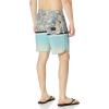 Quiksilver Men’s Standard Surfsilk Division Scallop 19 Boardshort Swim Trunk(Sky Blue)