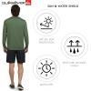Quiksilver Men’s Swimwear Regular Fit UPF 50 Long Sleeve Sun Tee Rash Guard Shirt (S-XXL)(Laurel Wreath)