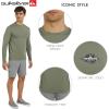 Quiksilver Men’s Swimwear Regular Fit UPF 50 Long Sleeve Sun Tee Rash Guard Shirt (S-XXL)(Sea Spray)
