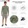 Quiksilver Men’s Swimwear Regular Fit UPF 50 Long Sleeve Sun Tee Rash Guard Shirt (S-XXL)(Sea Spray)
