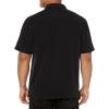 Quiksilver Men’s Tahiti Palms 4 Button Up Floral Collared Shirt(Black)
