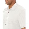 Quiksilver Men’s Tahiti Palms 4 Button Up Floral Collared Shirt(White)