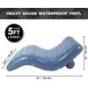 Quiksilver Pool Lounger Float –Inflatable Lounge Chair with Backrest & Cup Holders, Durable & Comfortable Pool Float for Adults – Perfect for Pool, Lake, or Beach(Oversized Lounger)