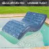 Quiksilver Pool Lounger Float –Inflatable Lounge Chair with Backrest & Cup Holders, Durable & Comfortable Pool Float for Adults – Perfect for Pool, Lake, or Beach(Oversized Lounger)