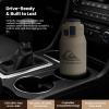Quiksilver Redondo 26oz Double Wall Stainless Steel Water Bottle, Reusable Sports Bottle with Leak-Proof Lid, Non-Slip Rubber Base, Carrier Handle, insulated Tumblers, 24H Hot & Cold Beverage(Fog & Orion Blue)